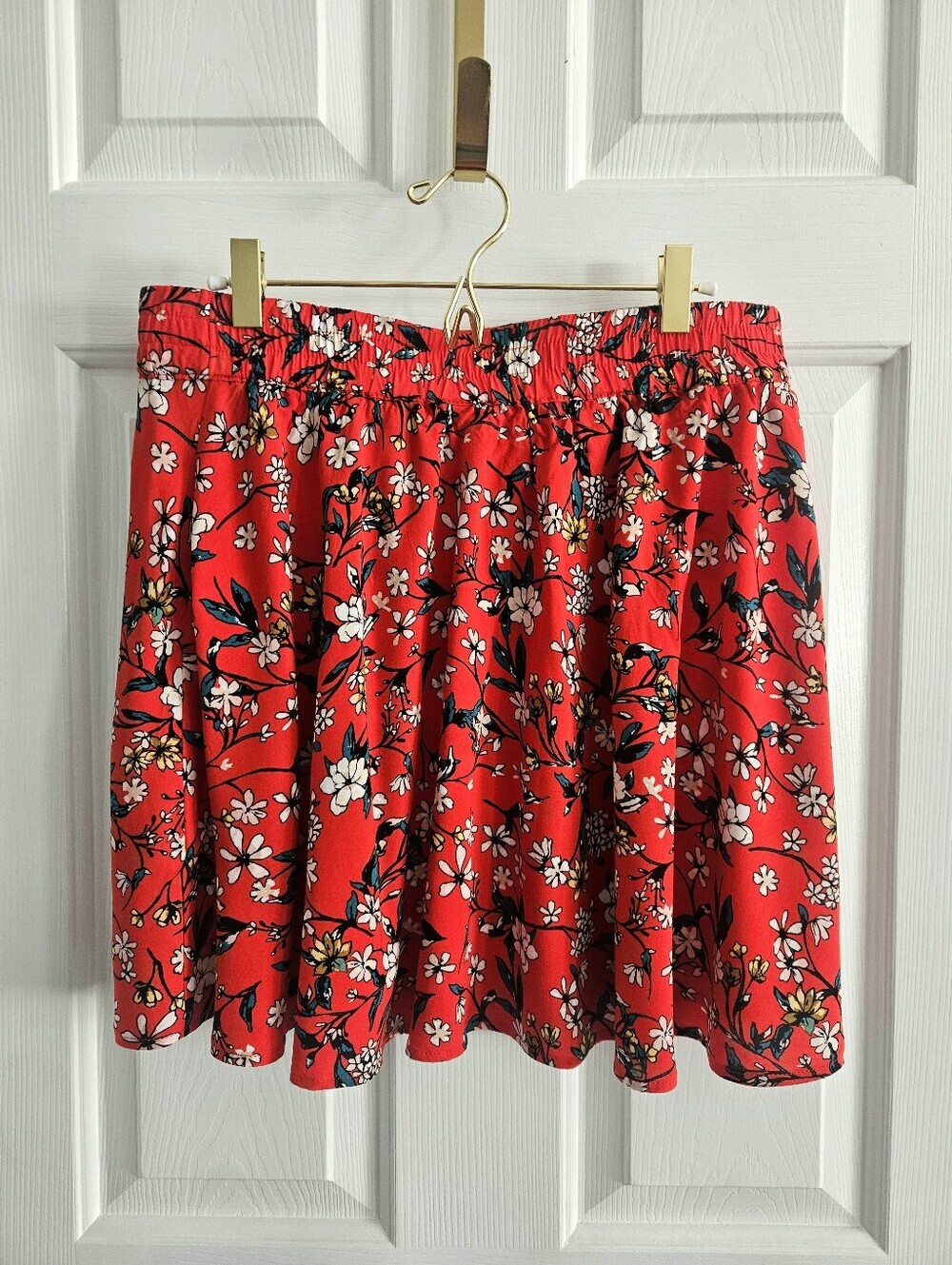 NWOT Vero Moda Simply Easy Floral Mini Skater Skirt - Picture 6 of 9